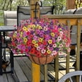 thumbnail image 3 of Scidweet Artificial Hanging Flowers, 12 Pcs Fake Flowers Faux Plants with Coconut Lining Basket for Outdoor Indoor Spring Summer Decoration for Home Garden, Multicolor, 3 of 7