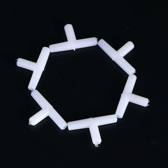 FELTECHELECTR Aquarium Pump Tubing White 40Pcs 1.02X0.59X0.20In