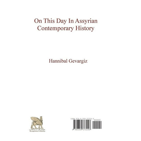On This Day in Assyrian Contemporary History, (Hardcover)