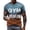 Orange, variant on TrendOFT Mens Graphic Tees Jesus Religious Graphic Print Short Sleeve Crew Neck Loose Casual Fashion Men's T-Shirts Light Blue L