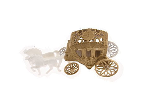 Quinceanera Princess Party Favors Gold Cinderella Horse and Carriage Wedding 