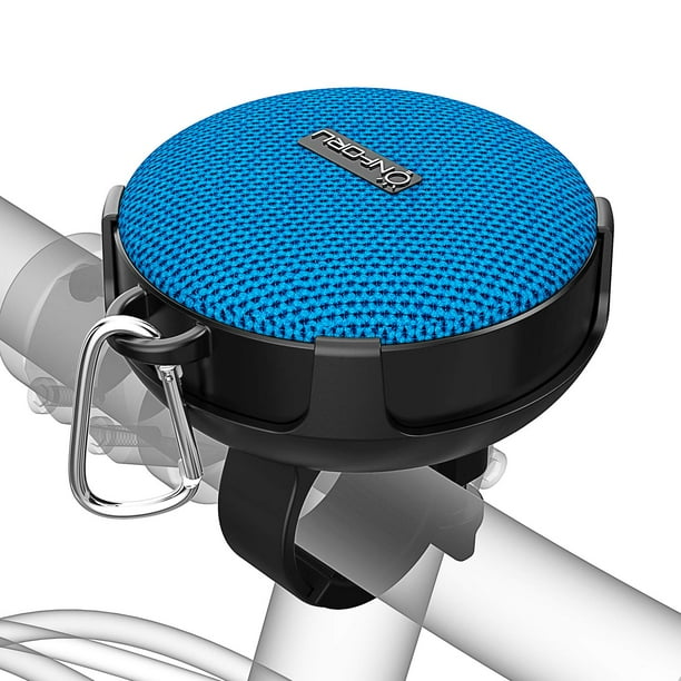 Onforu Altavoz Bluetooth para Bicicleta con Soporte para Bicicleta, Altavoz de Viaje inalámbrico portátil para Ducha con Sonido Fuerte, Bluetooth 5.0, Mini Altavoz Exterior Impermeable IP65 para Monta