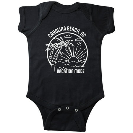 

Inktastic Summer Vacation Mode Carolina Beach North Carolina Gift Baby Boy or Baby Girl Bodysuit