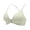 Light Green, variant on Women's Seamless Front Closure Back Strappy Push Up Bra Khaki L