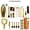 gold, variant on CNV Ultimate 23-Piece Professional Boston Cocktail Shaker Set with Wooden Stand, Complete Master Mixology Kit for Home Bar, High-Grade Stainless Steel Bartender Tools for Parties and Events