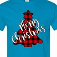 thumbnail image 4 of Inktastic Red Buffalo Plaid Christmas Tree T-Shirt, 4 of 5