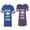 Men Royal / Women Purple, variant on He She is My Lucky Charm Matching Couple Cotton Jerseys (Men Royal / Women Black) (Men S / Women S)