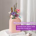 thumbnail image 3 of Kit de construcción de ramo de flores, juego de bloques de flores artificiales, juguete para adultos, colección botánica creativa para decoración del hogar, regalo de cumpleaños y San Valentín., 3 of 5
