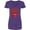 Purple, variant on Sexy Hot Pink Pepper Lips Print VNECK Lady Shirt Women Tee Color Pink Medium