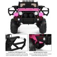 thumbnail image 4 of Pemberly Row 12V Kids Ride On Truck Car w/ Remote Control MP3 Music LED Lights, 4 of 8