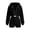 Black, variant on TEAJOPSUU Women's 2 Piece Tracksuit Sets Cropped Zip Up Hoodie Sweatshirts High Waist Shorts with Pockets Sets Casual Fall Workout Daily Outfits Gray