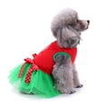 thumbnail image 2 of YUEHAO Christmas Dog Sweater Pet Dog Fashion Christmas Gift Skirt Elk Skirt Christmas Pet Skirt Christmas Sweaters for Dogs (Green, L), 2 of 8