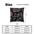 thumbnail image 5 of Motorcycle Velvet Throw Pillow Covers Set of 2 with Unique Patterns for Bed and Sofa, Available in 16x16, 18x18, and 20x20 Inches for Various Occasions, 5 of 6