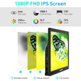thumbnail image 2 of 15.6" Portable Monitor,1080P HD USB-C HDMI Second External Monitor for Laptop,PC,Mac Phone,PS,Xbox,Swich,IPS Ultra-Thin Zero Frame Gaming Display(Inches, 15.6), 2 of 7