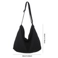 thumbnail image 3 of Bolso de mensajero de lona para mujer, Bolso de hombro de moda con correa ajustable, Bolso de viaje de trabajo, 3 of 5