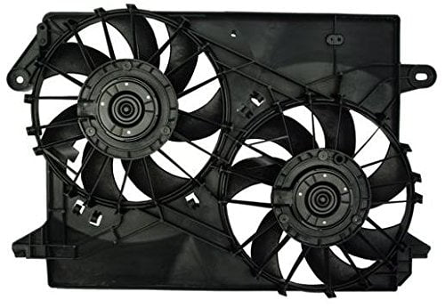 PACIFIC BEST INC Dual Radiator and Condenser Fan Assembly for/Fit CH3115132 05-08 Dodge Magnum 05-10 Chrysler 300 06-09 Charger 2.7L/3.5L/5.7L/6.1L 