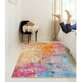 thumbnail image 6 of Moynesa 4'x6' Area Rug for Living Room Modern Abstract Soft Washable Rug Indoor Low Pile Accent Rug Stain Resistance Soft Carpet for Office Couch Entrance Kitchen,Galaxy, 6 of 7