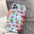 thumbnail image 3 of Funda de teléfono de Año Nuevo de dibujos animados de Navidad para iPhone 15 14 11 12 13 Mini Pro XS Max Cover 6 7 8 Plus X XR SE 2020 Funda Shell, 3 of 5