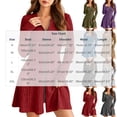 thumbnail image 5 of Oksale Womens Sweater Dresses Soft Cozy Long Sleeve Zipper Ribbed Dress Bodycon Mini Dress Knit A-Line Fall Dresses 2026 Dark Gray XL, 5 of 8
