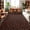 Brown, variant on Brown Pink Leopard Washable Area Rug 6 x 9 ft Rustic Boho Vintage Grain Aesthetic Soft Non Slip Rugs Stain Repellent Indoor Felt Carpet for Living Dining Room Bedroom Home Office