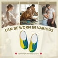 thumbnail image 7 of Lsque Rainbow Colored Pattern Womens Comfort Cotton on Scuff With Memory Foam and Anti-skid Sole Slipper-35/36, 7 of 7