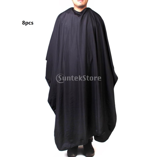 8 piezas grandes de 59 "*55" tela de capa de cabellero estirada mano impermeable tela Colco Bata de salón de peluquería