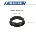 thumbnail image 2 of Uxcell 1Pack Rubber Grommets 60mm Drill Hole, 49mm ID Top Hat Hole Plug Grommet, 2 of 6