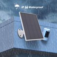 thumbnail image 4 of Paneles Paneles Solares De 8 W Aptos Para Cámaras De Seguridad Blink Outdoor 4 Micro USB Tipo C Cargador Solar Montaje Ajustable De 360 ​​​​​​ IP65 A Prueba De Agua, 4 of 7