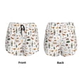 thumbnail image 5 of Lsque Outdoor Living Printed Women's Running Shorts with Liner Pockets,Elastic Quick Dry Workout Athletic Gym Yoga Shorts,Womens High Waist Shorts-Large, 5 of 9