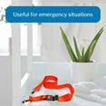 thumbnail image 5 of McKesson Spine Board Straps with Quick Release Buckle for Medical Backboards with Pins, Stretchers - Speed Clip Strap, Orange Nylon, 72 in, 1 Ct, 5 of 5