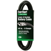 Everstart LG49-6-77 6-Gauge 49" Black Lawn and Garden Battery Cable