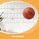 thumbnail image 5 of KAKOWELY Perchero de metal con 8 ganchos para gorras, rejilla de pared, soporte para baloncesto, suministros para tiendas minoristas, 5 of 5
