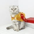 thumbnail image 6 of CIYISON Cat Chinese New Year Costume Cape Spring Festival Dog Cloak Dress Up Clothing Festival Costume Photo Outfit for Pets, 6 of 19