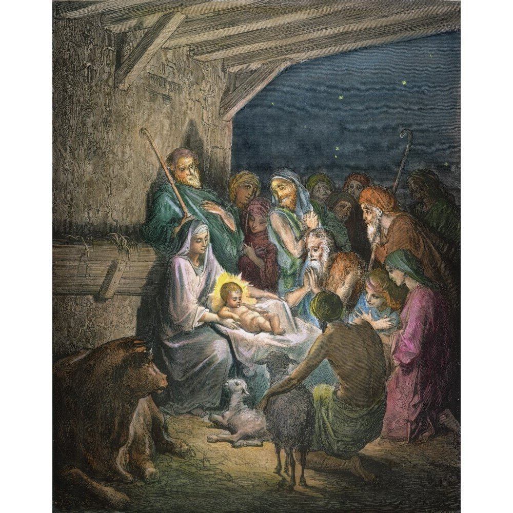 Dor_ The Nativity. /Nshepherds Behold The Newborn Jesus (Luke 2 16