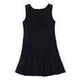 thumbnail image 4 of Bienzoe Girl's Stretchy Pleated Hem School Uniforms Jumper Black 16, 4 of 8
