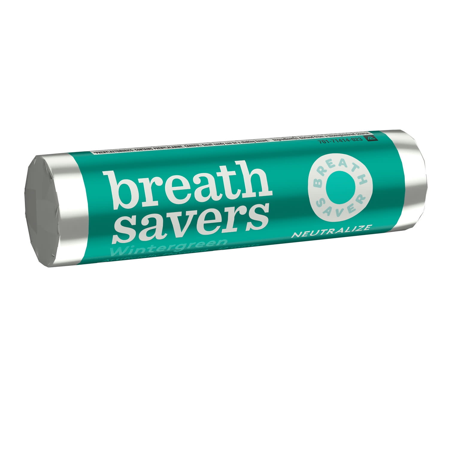 Breath Savers Wintergreen Flavored Sugar Free Breath Mints, Roll 0.75 oz