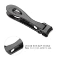 thumbnail image 2 of Cortauñas profesional portátil Ecomeon de acero inoxidable grande curvado color negro 6,9 x 1,2 cm, 2 of 6
