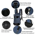thumbnail image 6 of Pet Carrier Backpack, Adjustable Pet Front Cat Dog Carrier Backpack Travel Bag, Legs Out, Easy-Fit for Traveling Hiking Camping for Small Medium Dogs Cats Puppies, 6 of 7
