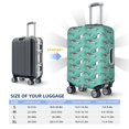 thumbnail image 4 of Kdxio Great White Shark Pattern Luggage Cover for Travel,Elastic and Durable,Fits 18-32 Inch,Anti-Scratch Suitcase Protector-No luggage included, 4 of 5