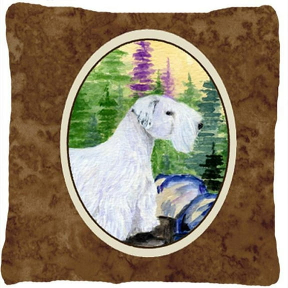 Sealyham Terrier Indoor & Outdoor Fabric Decorative Pillow