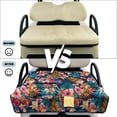 thumbnail image 5 of HUIACONG Colorful Flowers Golf Cart Seat Covers Breathable Portable Golf Cart Seat Covers Club Car 4 Pocket Non-Slip Fit Most Cars EZGO Yamaha Club Car, 5 of 7