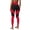 Red, variant on Peach Leggings for Women Patchwork High Waist Lifting Tights Stretchy Sports Fitness Leggings for Workout and Gym