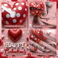 thumbnail image 4 of Red Theme Galentine's Day Banner Pink Heart Display Heart Pattern Cherry Decoration Sweet Backdrop for Galentine's Party Girls' Gathering Friendship Celebration, 4 of 7