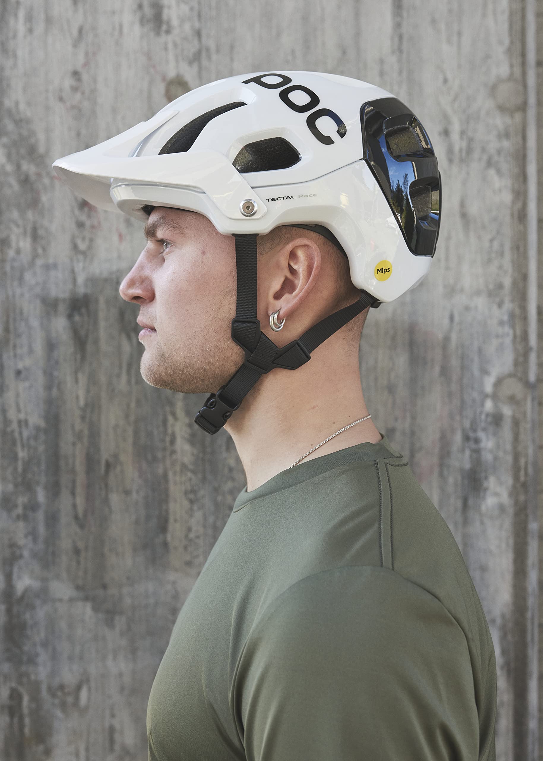 POC Cycling Tectal Race MIPS Helmet Adult Unisex - White/Black Small 51cm - 54cm