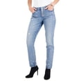 thumbnail image 2 of $80 Inc International Concepts Women Splatter Mid-Rise Straight Jeans Size 8, 2 of 2
