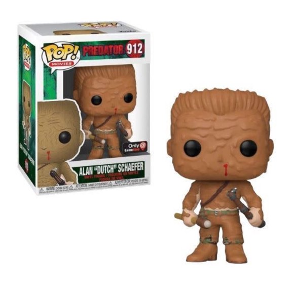 Collectible Funko POP! Movies: Predator - Alan "Dutch" Schaeffer (GameStop)(Damaged Box) #912