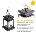 thumbnail image 4 of Retro Outdoor Garden Decoration Hanging Lantern Portable Led Solar Lantern, 4 of 5
