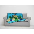 thumbnail image 6 of Minecraft Survival Mode Silk Touch Throw, 40 x 50, Microfiber, Blue, Mojang, Gaming Bedding, 6 of 7