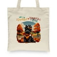 thumbnail image 2 of Thanksgiving Scottish Terrier Pilgrim Grateful, Thankful, Blessed Fall Welcome Canvas Tote Bag Scottie Dog Lover Gifts Reusable Shopping Grocery Bag - 00021, 2 of 5