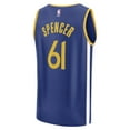 thumbnail image 3 of Men's Fanatics Pat Spencer Royal Golden State Warriors Fast Break Replica Player Jersey - Icon Edition, 3 of 3